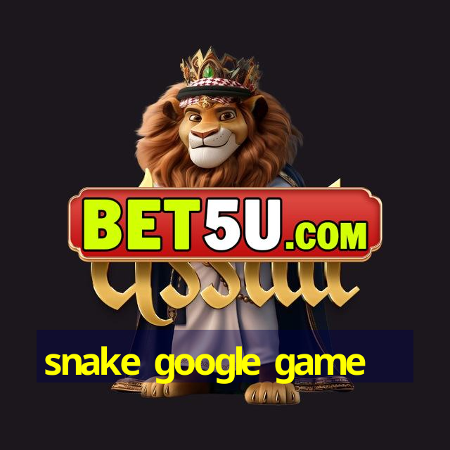 snake google game